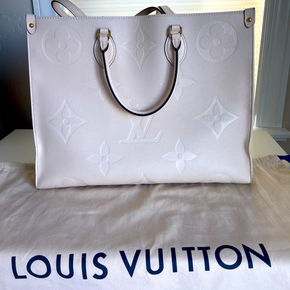 Louis Vuitton Onthego Creme Empreinte GM Limited Edition - Picture 1 of 15